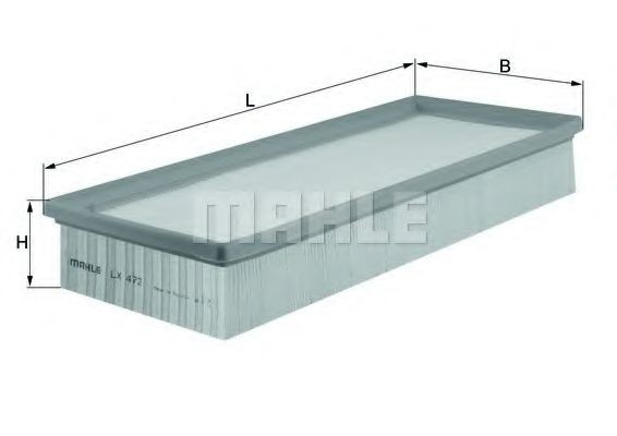 Filtro de ar Mahle Original LX472 preço, a partir de 10,94 USD